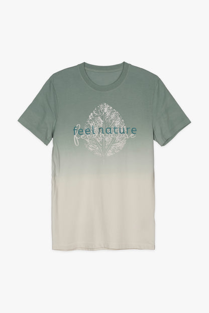 Camiseta bicolor FEEL NATURE | verde jade