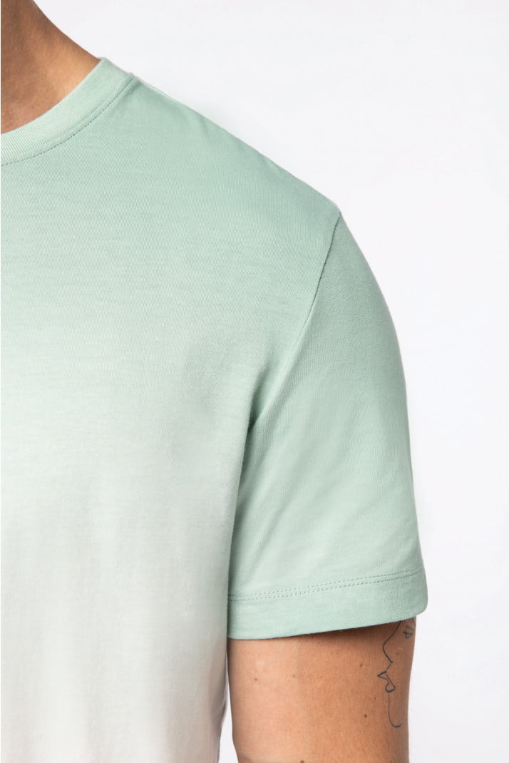 Camiseta bicolor FEEL NATURE | verde jade