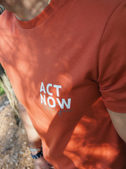 Camiseta Eco ACT NOW | teja