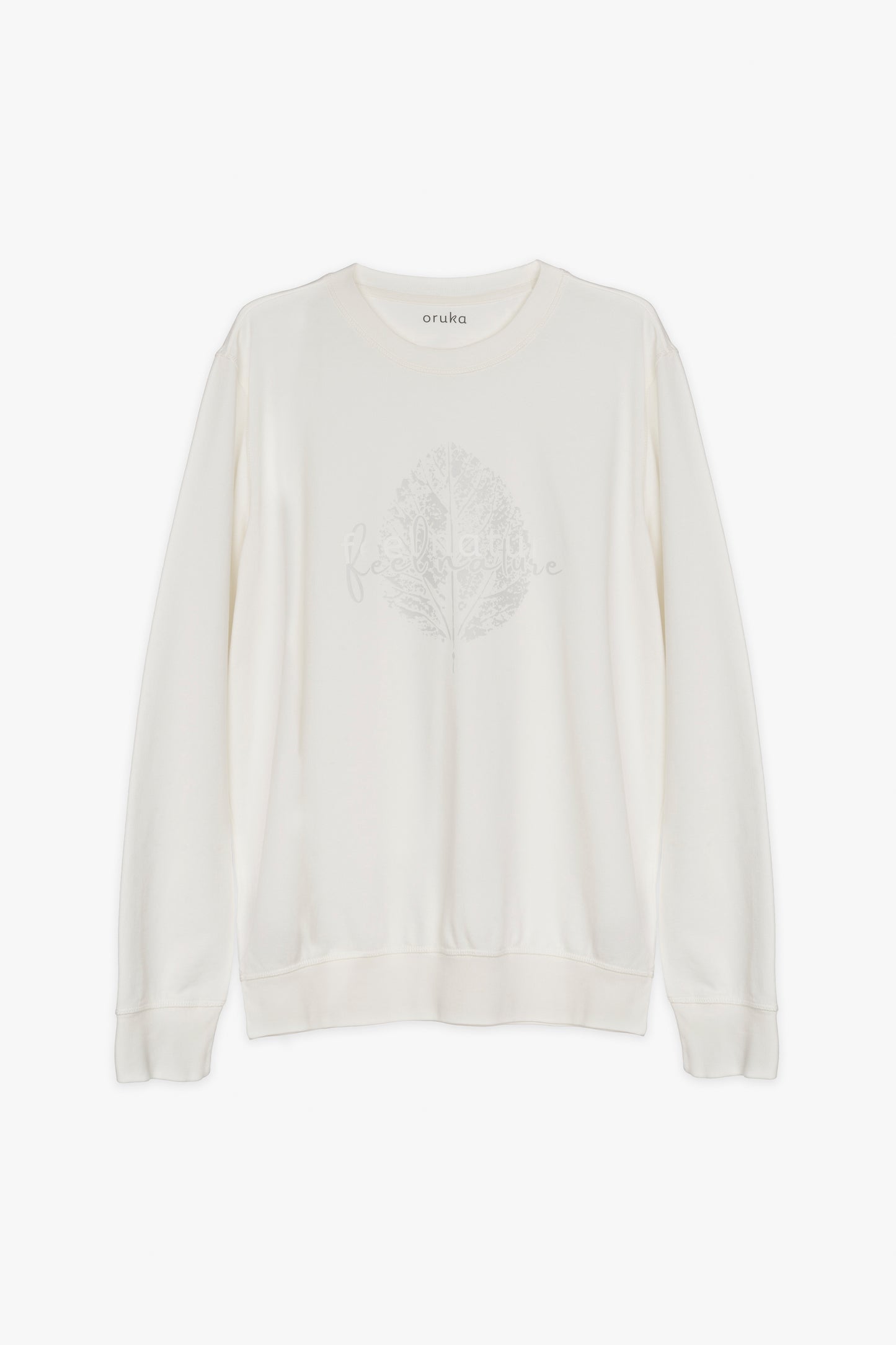 Sudadera Aether FEEL NATURE | blanco crudo