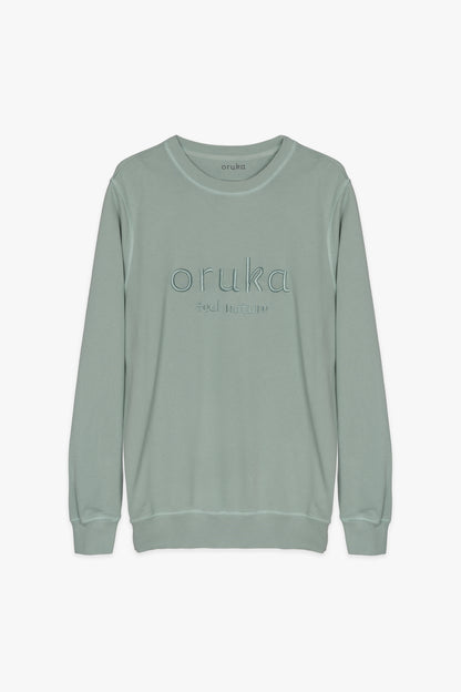 Sudadera Aether ORUKA | verde jade