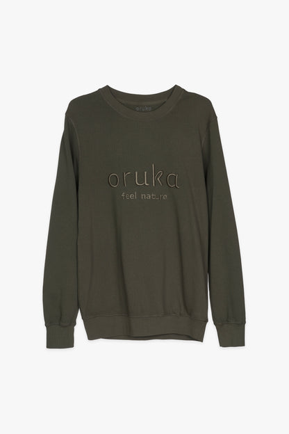 Sudadera Aether ORUKA | verde kaki