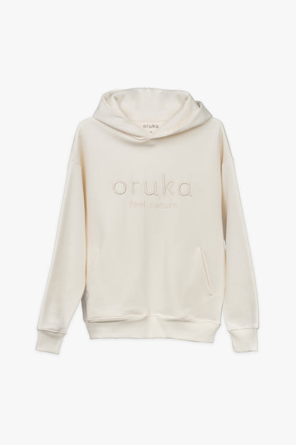 Sudadera oversize Origin ORUKA | marfil