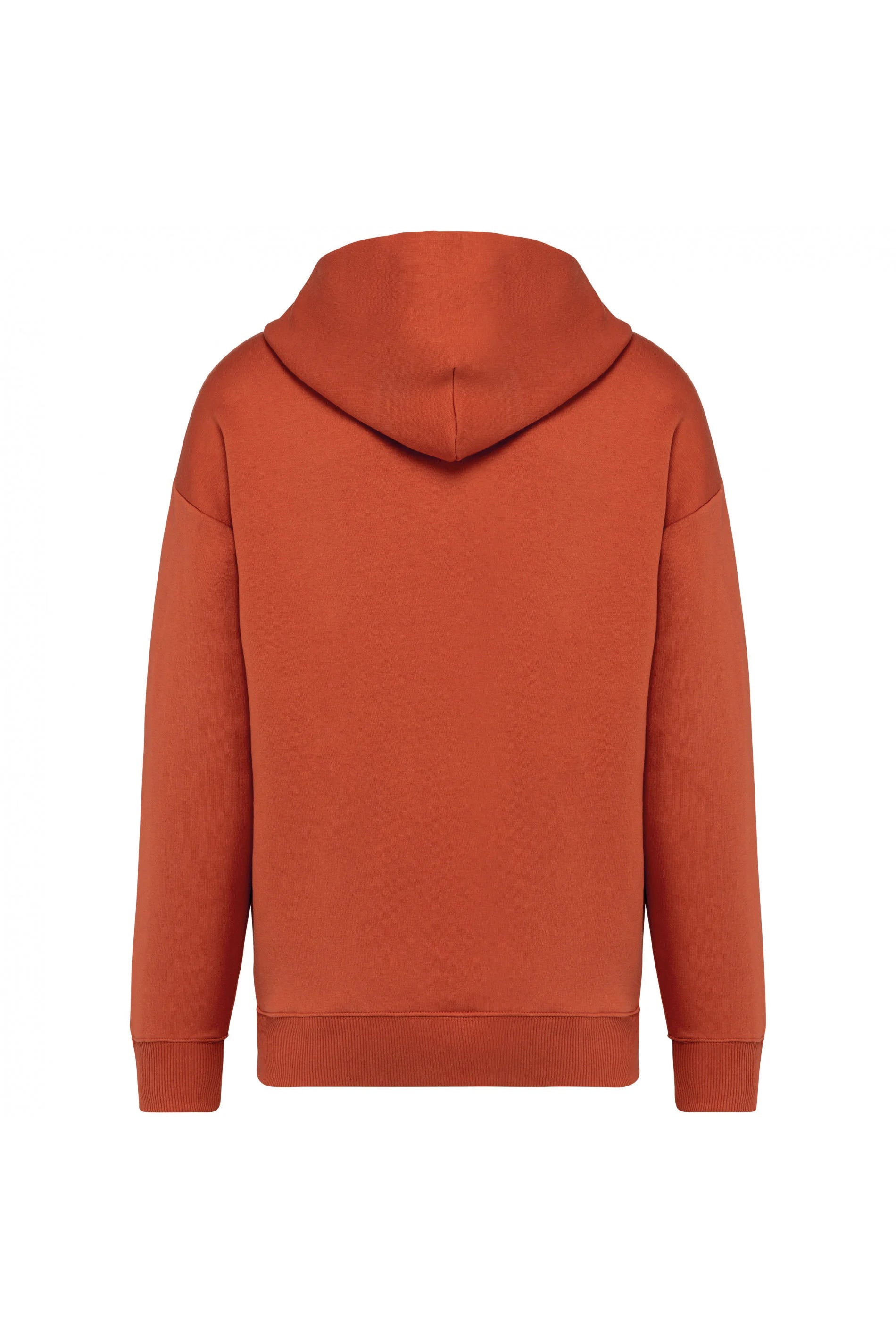 Sudadera oversize con capucha unisex ACT NOW teja