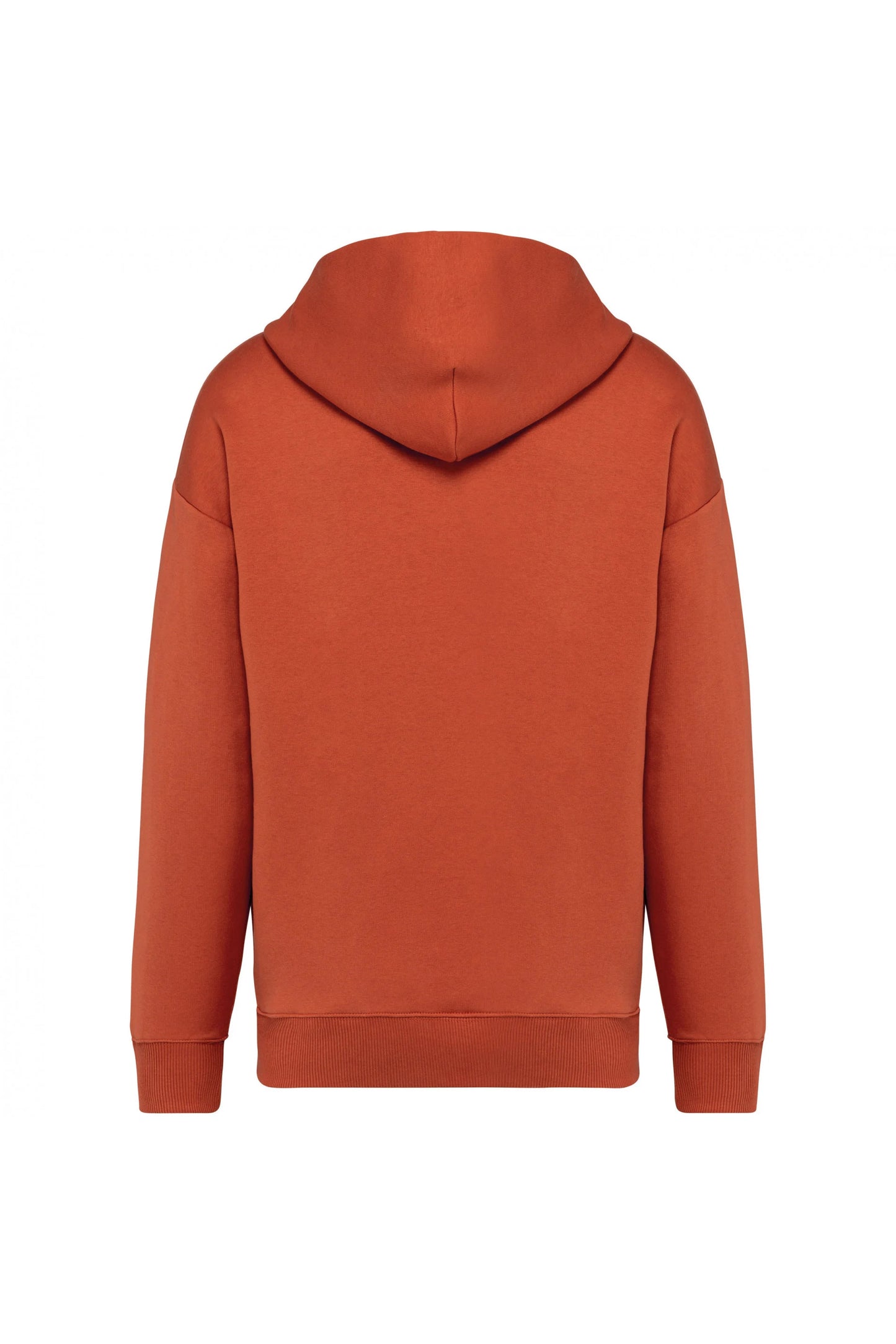 Sudadera oversize con capucha unisex ORUKA teja