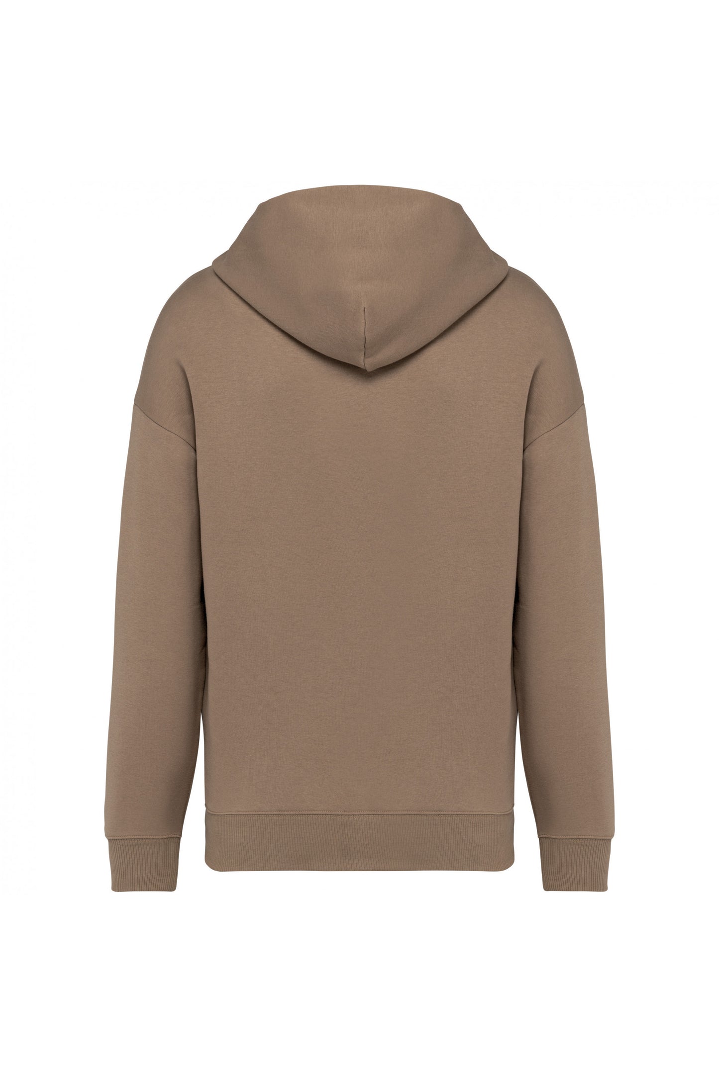 Sudadera oversize con capucha unisex ACT NOW madera