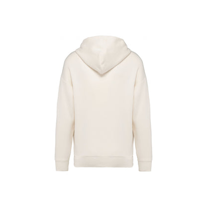 Sudadera oversize con capucha unisex ORUKA marfil