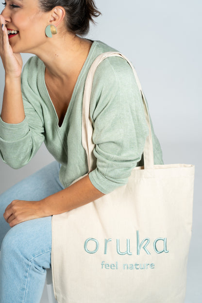 Tote Bag ORUKA | verde jade